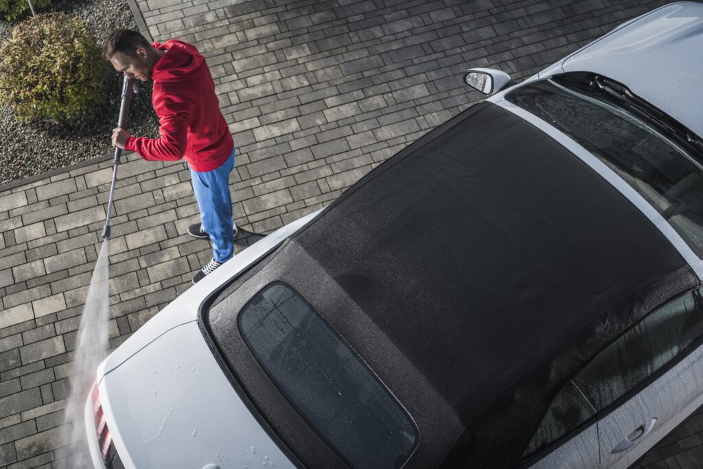 Convertible Car Pressure Wash